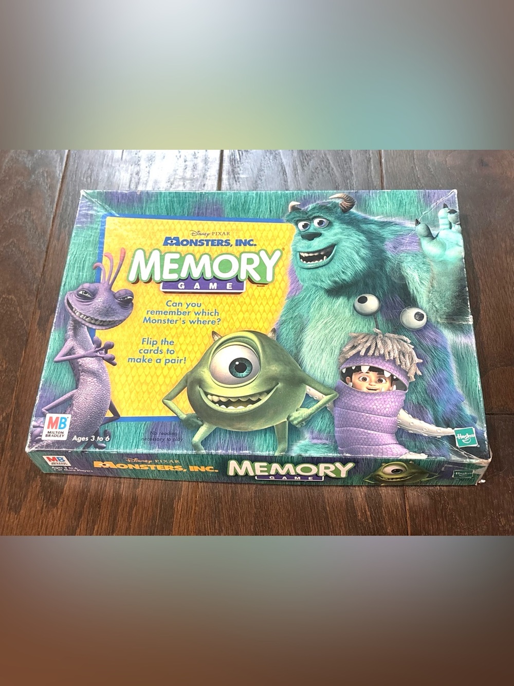 Monster’s Inc Memory Game By Milton Bradley